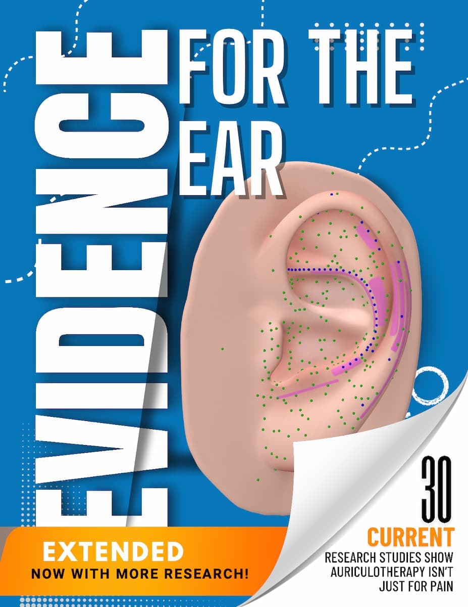 Cover of the Auriculotherapy Research Report: Evidence for the Ear.
